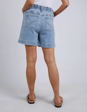 Atlas Denim Short Mid Blue Wash