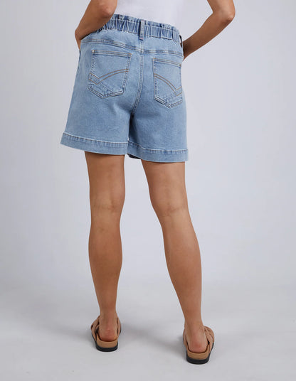 Atlas Denim Short Mid Blue Wash