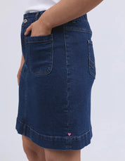 Lennox Denim Skirt Dark Blue Wash