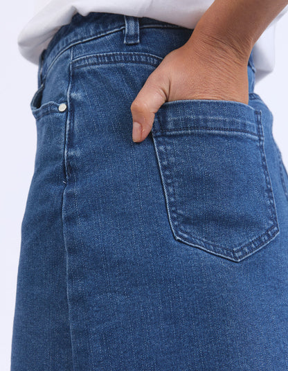 Foxwood / Belle Skirt Mid Blue