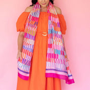 Ruby Olive | Raspberry gelato modal long scarf