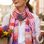 Ruby Olive | Raspberry gelato modal long scarf