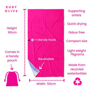 Ruby Olive | Garden Of Eden Quick Dry Small Microfibre Towel