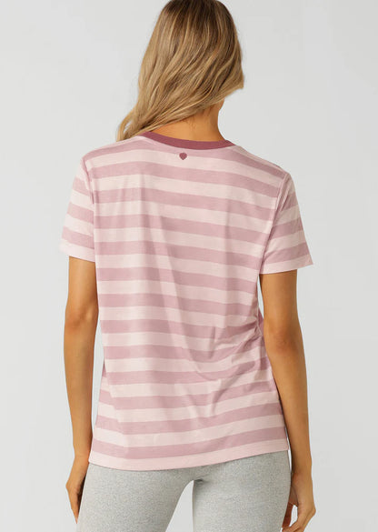 Lorna Jane | Luxe Athletic Stripe T-Shirt