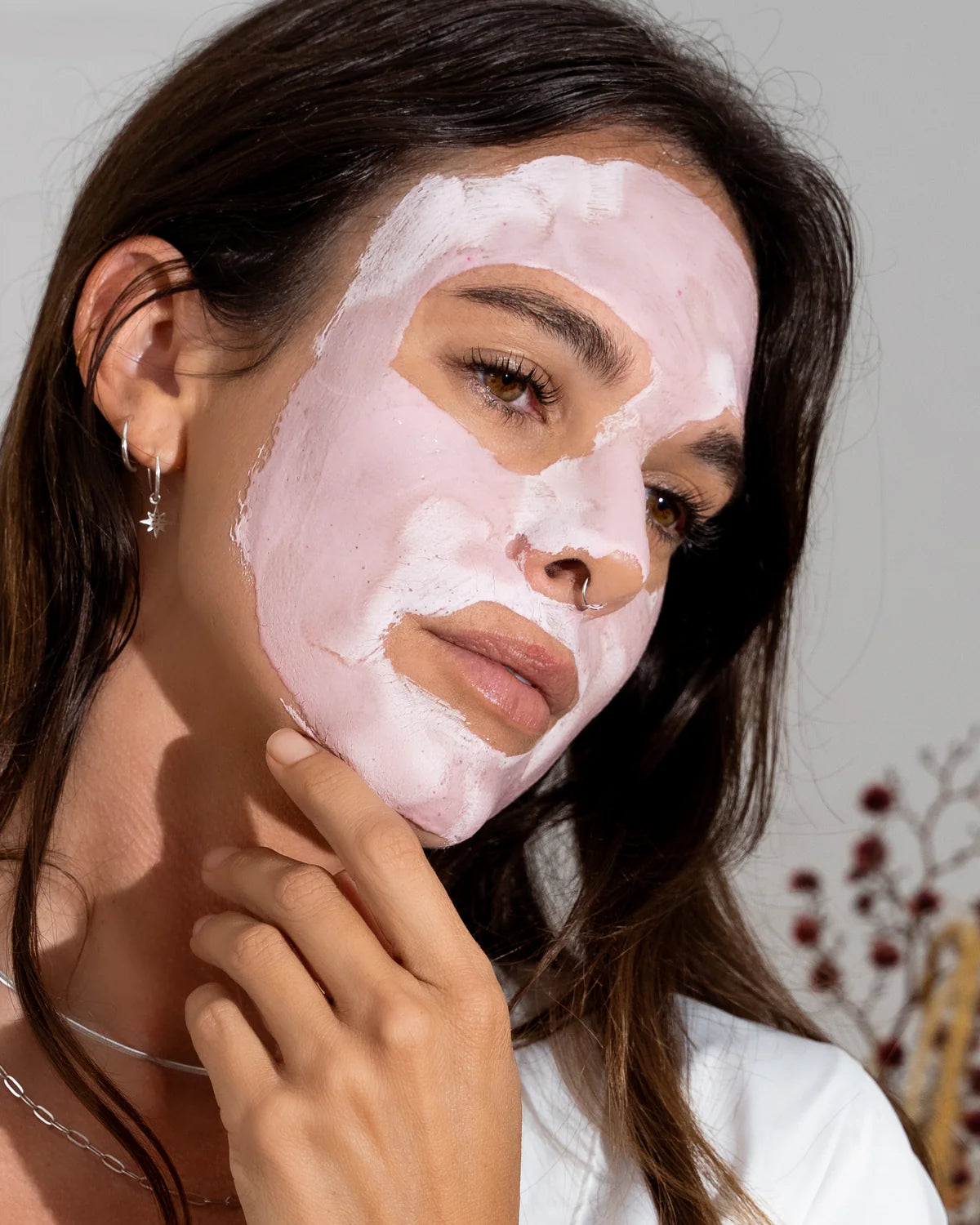 Stray Willow Facial Mask- pink vitamin C