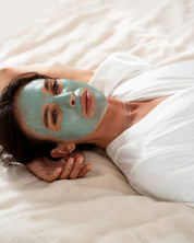 Facial mask green smoothie