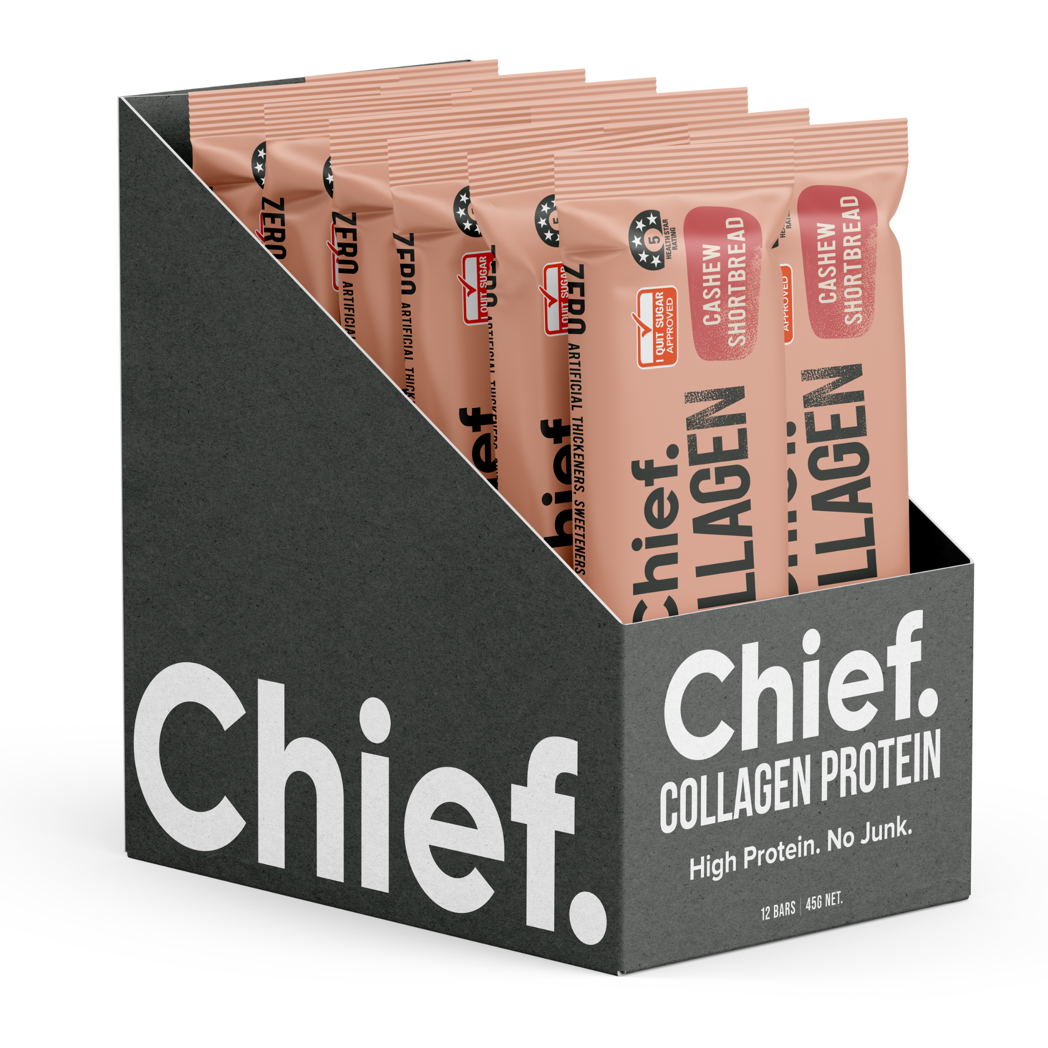 Chief nutrition | Collagen Protein Bar - Cashew Shortbread
