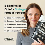 Grass-fed Collagen Protein Powder - Creamy Vanilla 30 serves