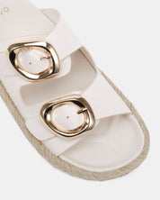 Novo Shoes | ROMILLY WHITE FLATFORM