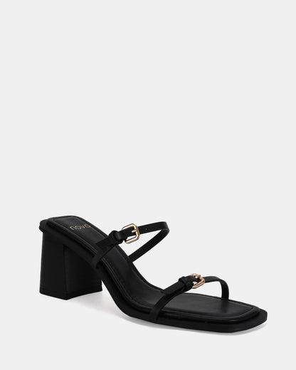 Novo Shoes| MARQUES BLACK MULES