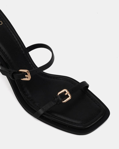 Novo Shoes| MARQUES BLACK MULES