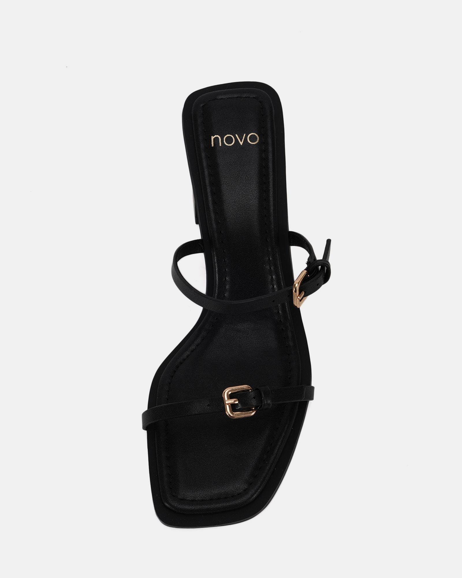 Novo Shoes| MARQUES BLACK MULES