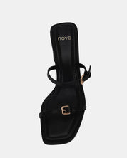 Novo Shoes| MARQUES BLACK MULES
