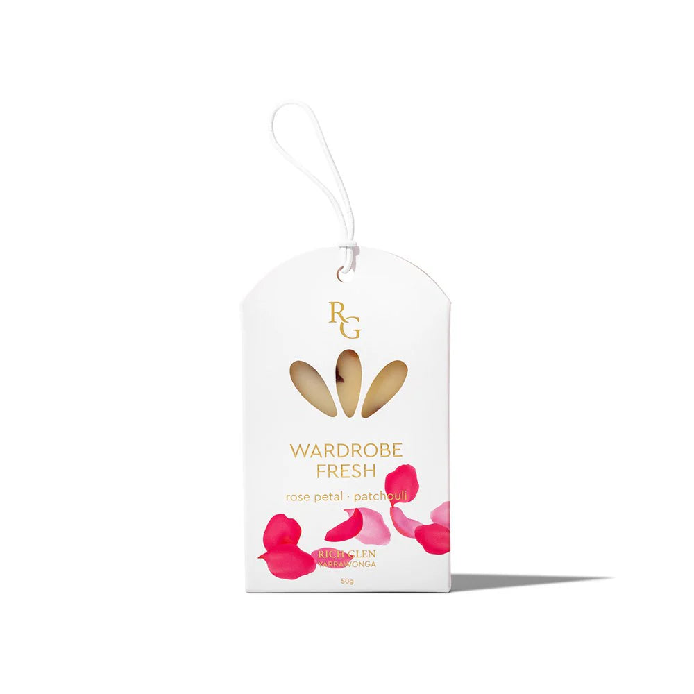 WARDROBE FRESH
ROSE & PATCHOULI
50G