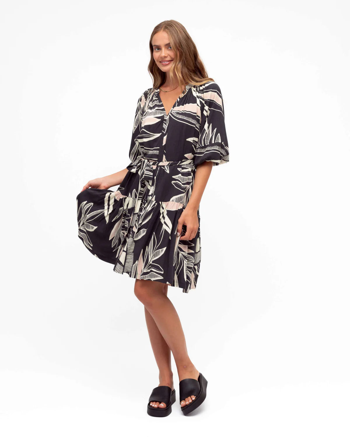 Label of Love|WILLA ABSTRACT EXPRESSION MINI DRESS