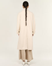 Staple The Label | Haven Boucle Coat- Cream