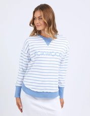 Simplified Crew Stripe Blue