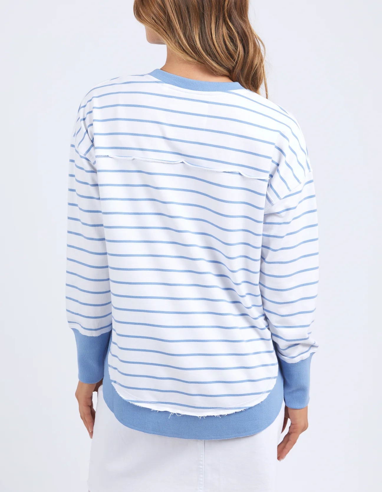 Simplified Crew Stripe Blue
