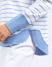 Simplified Crew Stripe Blue