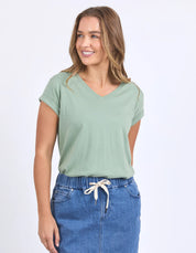 Foxwood|Manly Vee Tee Iceberg Green