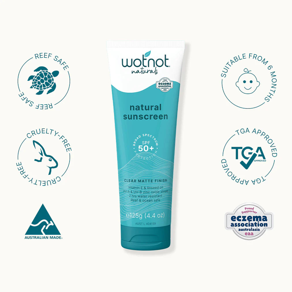 WOTNOT NATURALS AUSTRALIA|

50 SPF ZINC SUNSCREEN