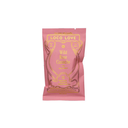 Wild rose ganache