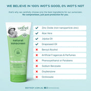 WOTNOT |30 SPF NATURAL BABY SUNSCREEN
