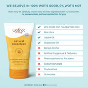 WOTNOT |30 SPF NATURAL FAMILY SUNSCREEN