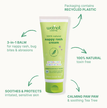 WOTNOT |NAPPY RASH CREAM & BABY BALM
