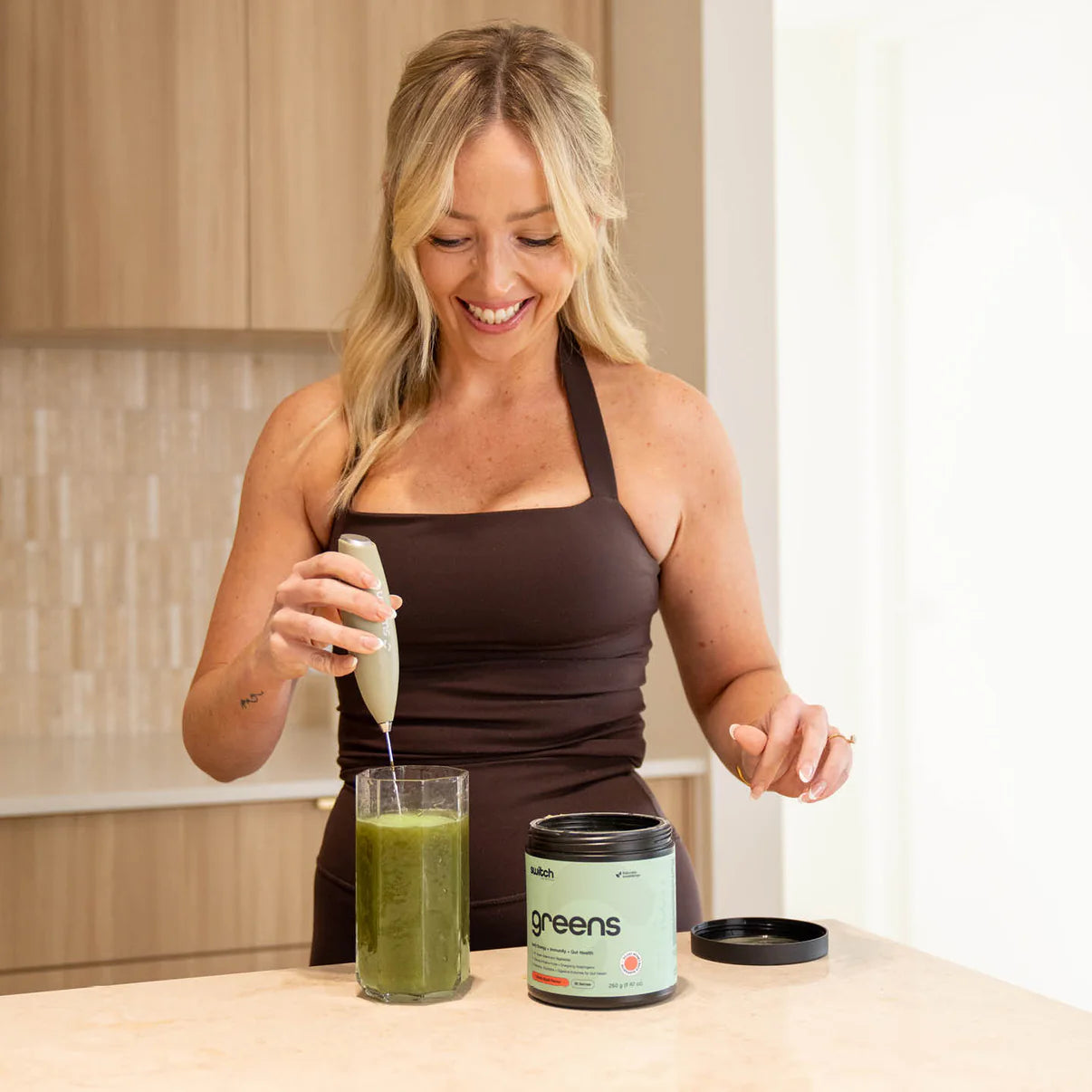 Switch Nutrition |Whiz Stick HAND BLENDER - SAGE GREEN