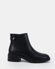 DARCEL BLACK ANKLE BOOTS