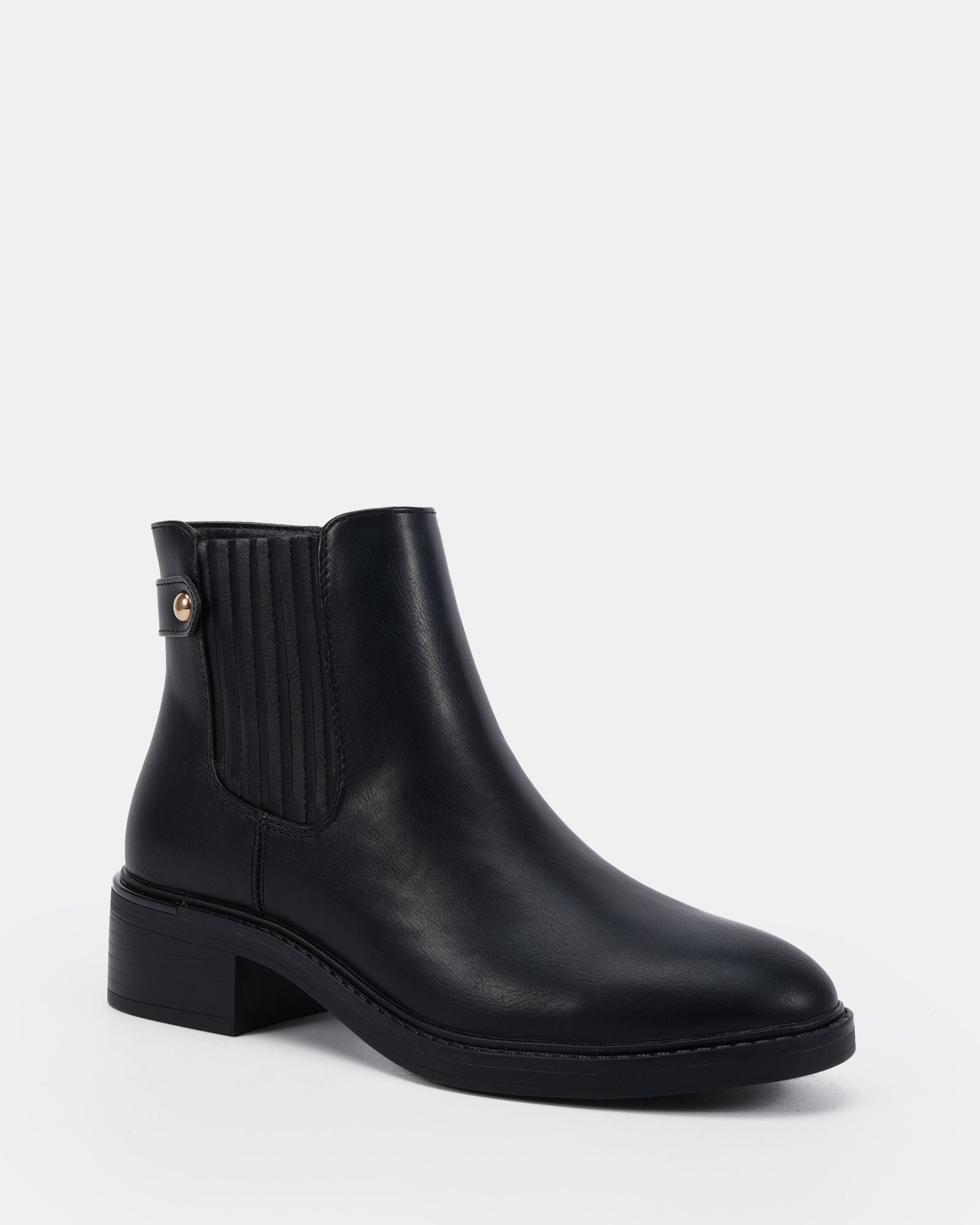 DARCEL BLACK ANKLE BOOTS