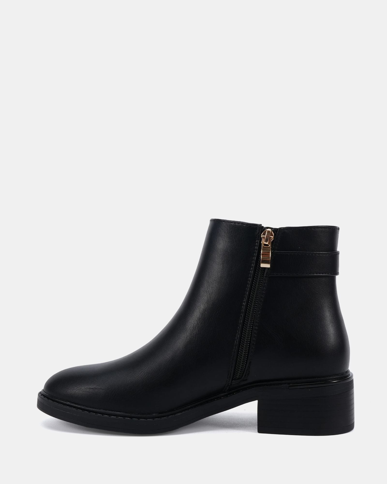 DARCEL BLACK ANKLE BOOTS