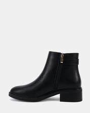 DARCEL BLACK ANKLE BOOTS