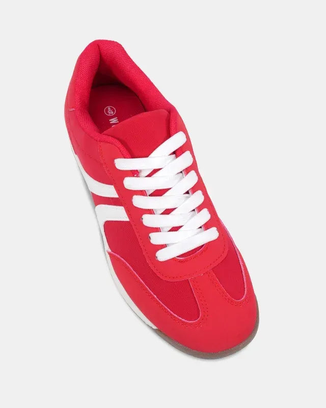 ASTRAL -RED MICROSUEDE