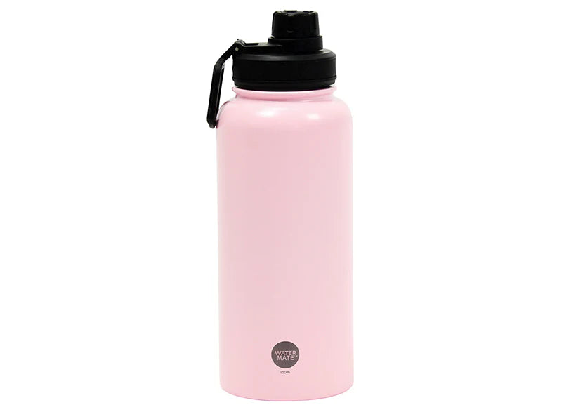 Watermate Stainless Drink Bottle - 950ml- pink & purple