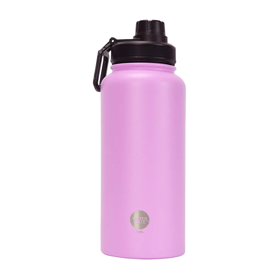 Watermate Stainless Drink Bottle - 950ml- pink & purple