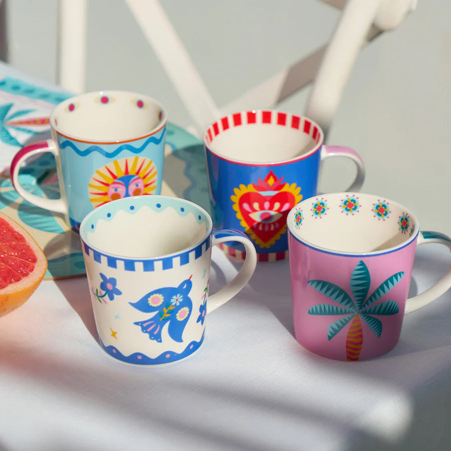 Coffee Mug - Fiesta - Assorted 4pc