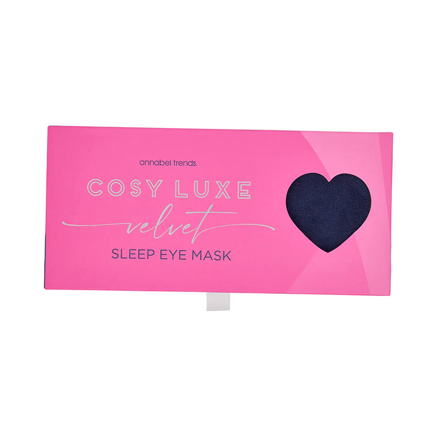 Velvet Eye Mask - Cosy Luxe- Sapphire