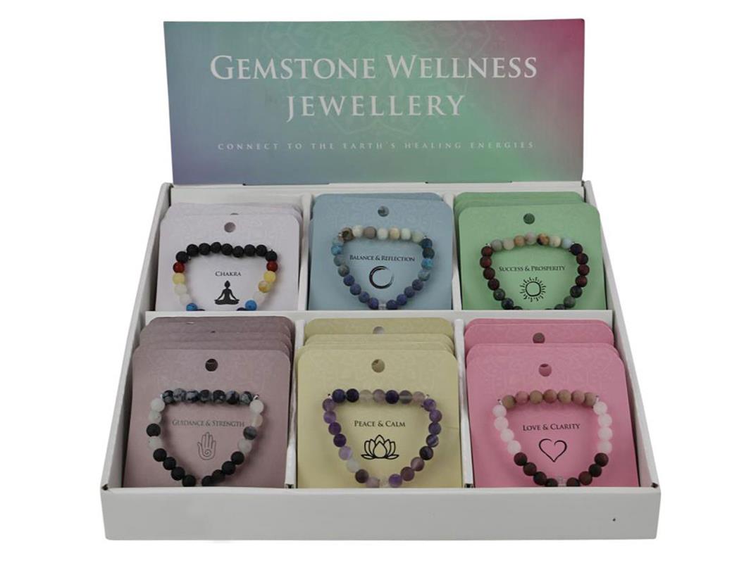 Wellness Crystal Rock Quartz Bracelet