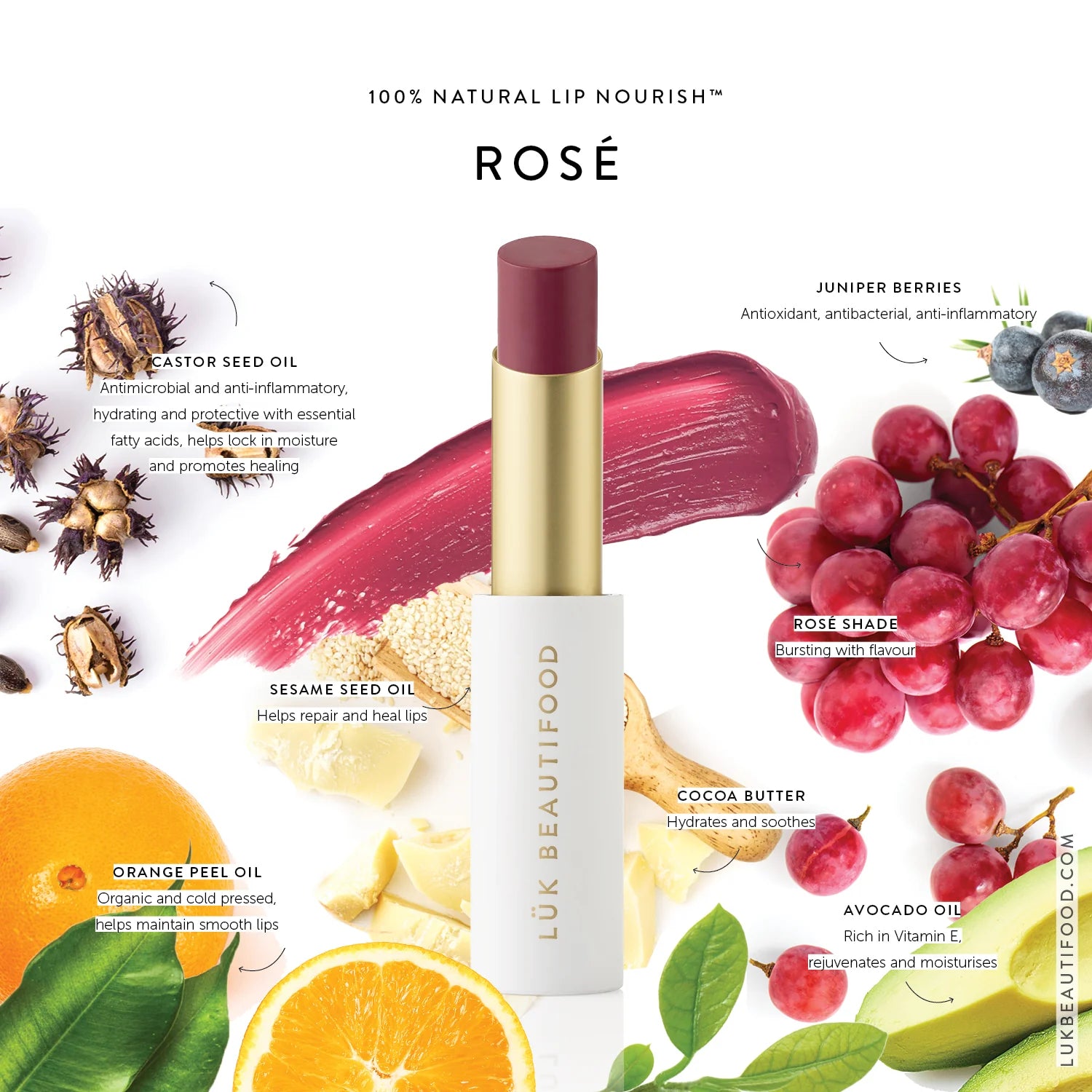 Bon Bon: A Flush of Rosé - Rosé Lip Nourish