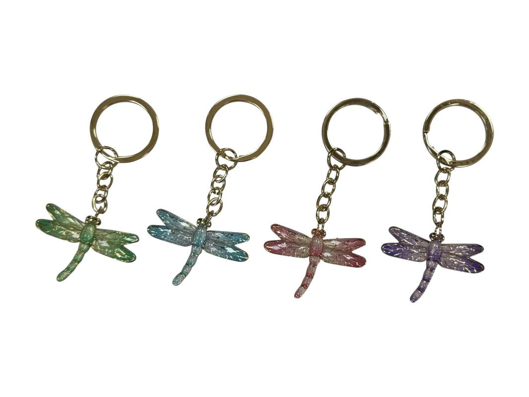 Sparkly Dragonfly Keyring