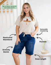 BERMUDA SHORTS - DENIM