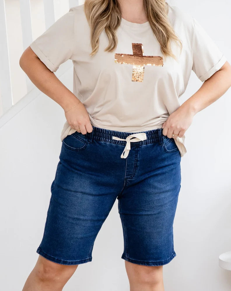 BERMUDA SHORTS - DENIM