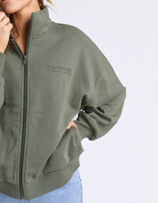 Foxwood | Ember Zip Thru Khaki