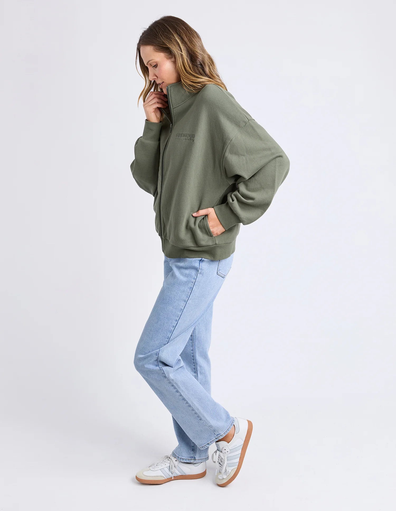 Foxwood | Ember Zip Thru Khaki