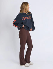 Foxwood | ELEVATED SUNDAY CREW - NAVY WITH ORANGE