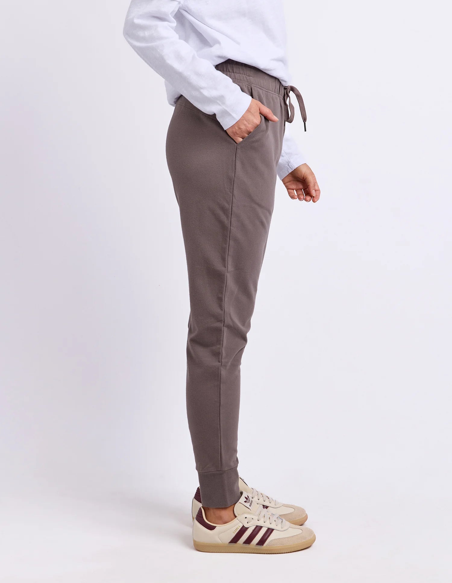 Foxwood | Lazy Days Pant Stone Grey