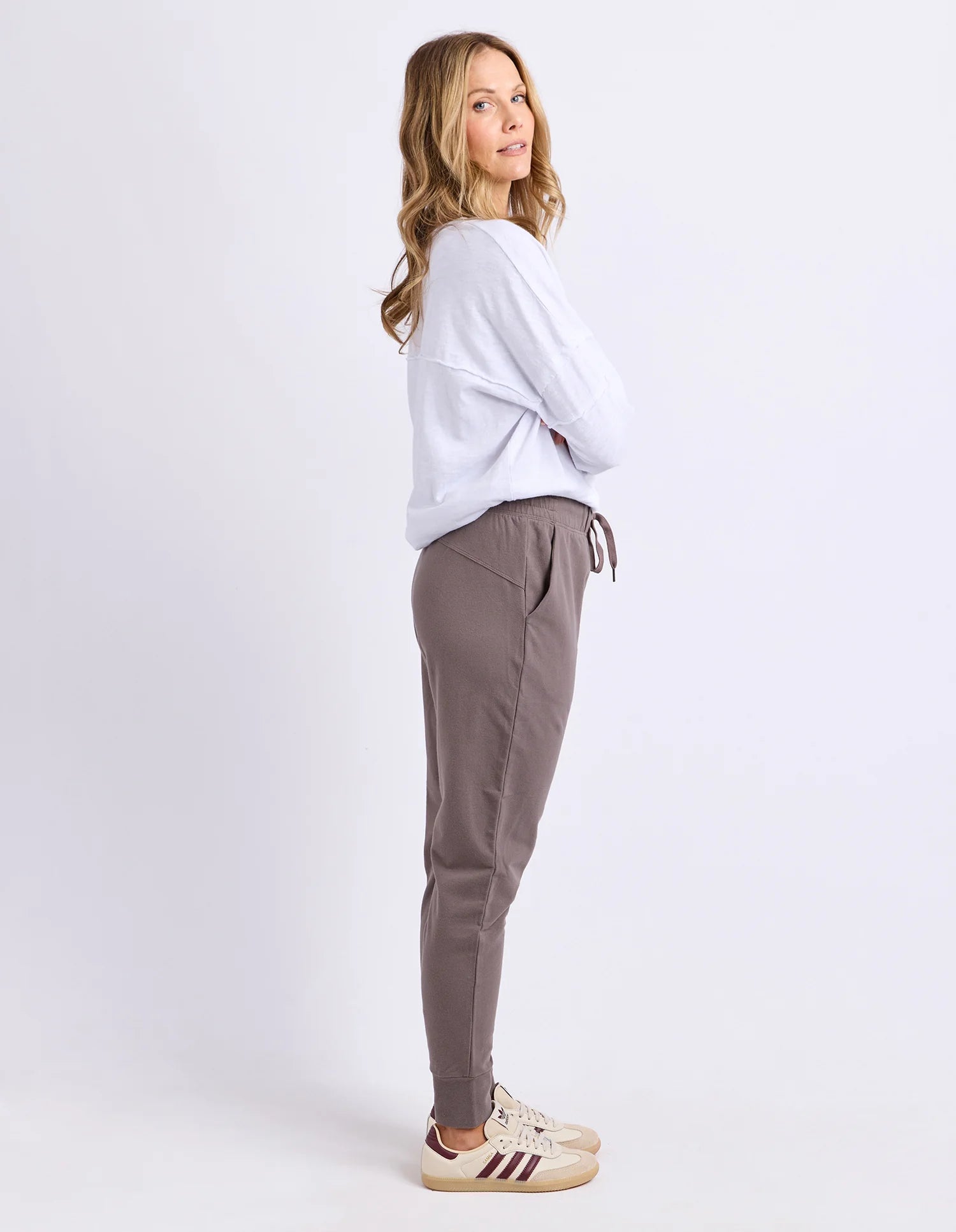 Foxwood | Lazy Days Pant Stone Grey