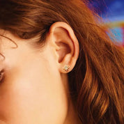 Estella Bartlett North Star CZ Stud Earrings